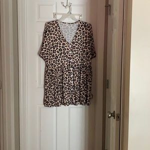 Cheetah print dress